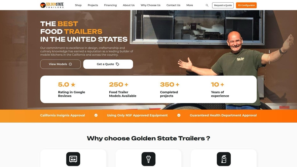 Golden State Trailers, Custom Food Trailer Manufacturer