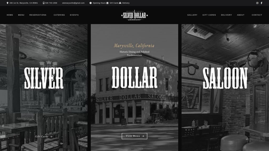 Silver Dollar Saloon, Historic Steakhouse Online Presence