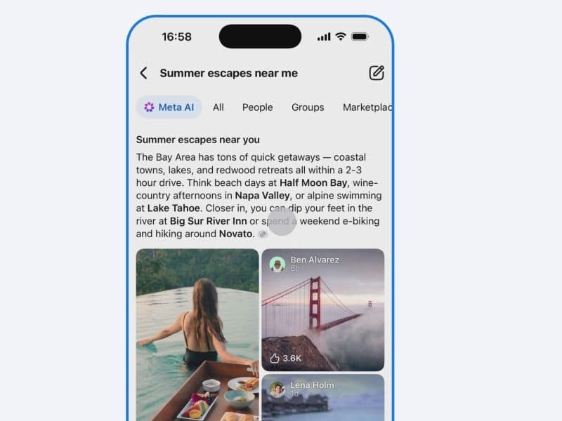 Facebook AI Mode Search Pulls Answers From Public Posts